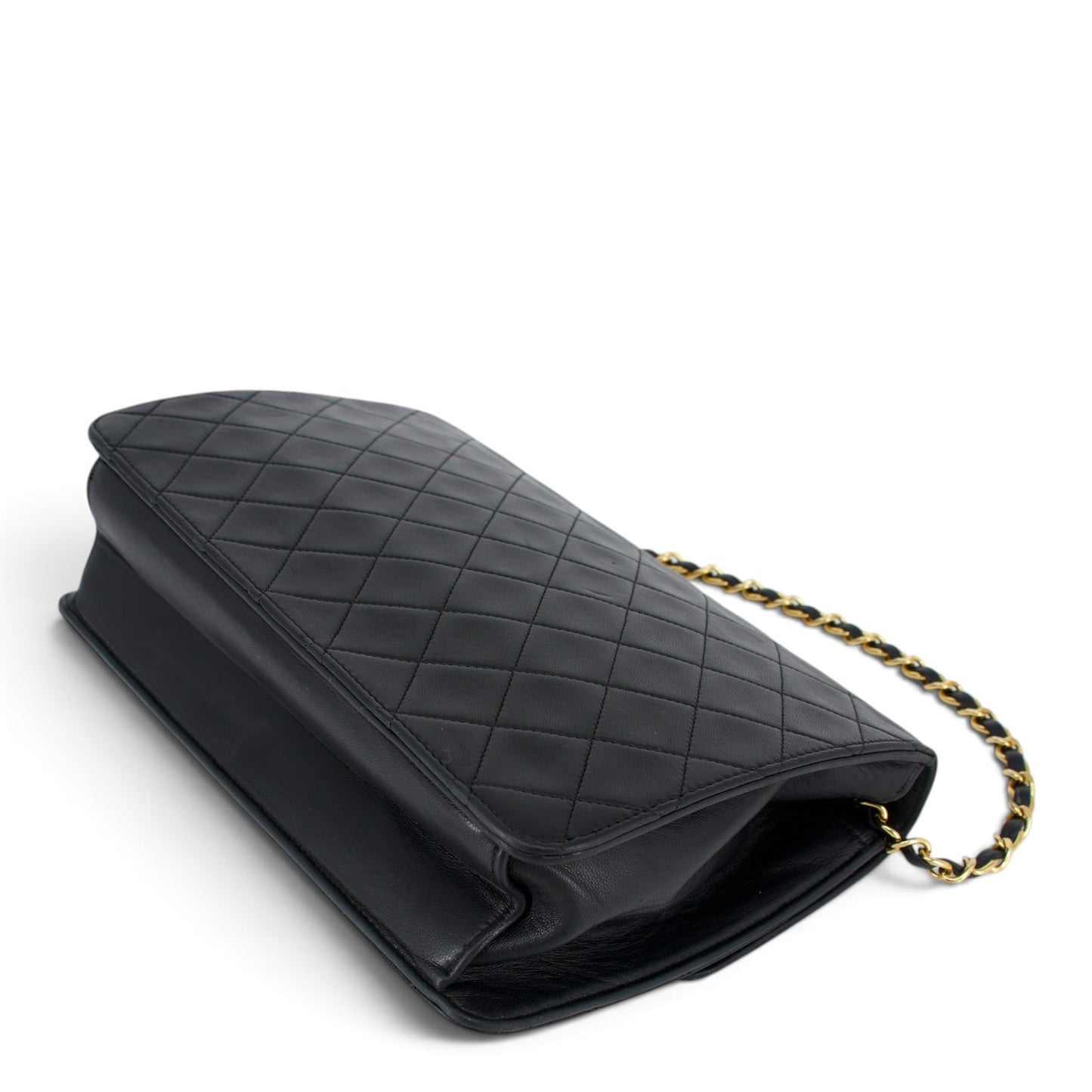 Chanel Matelassé Lammleder schwarz GHW