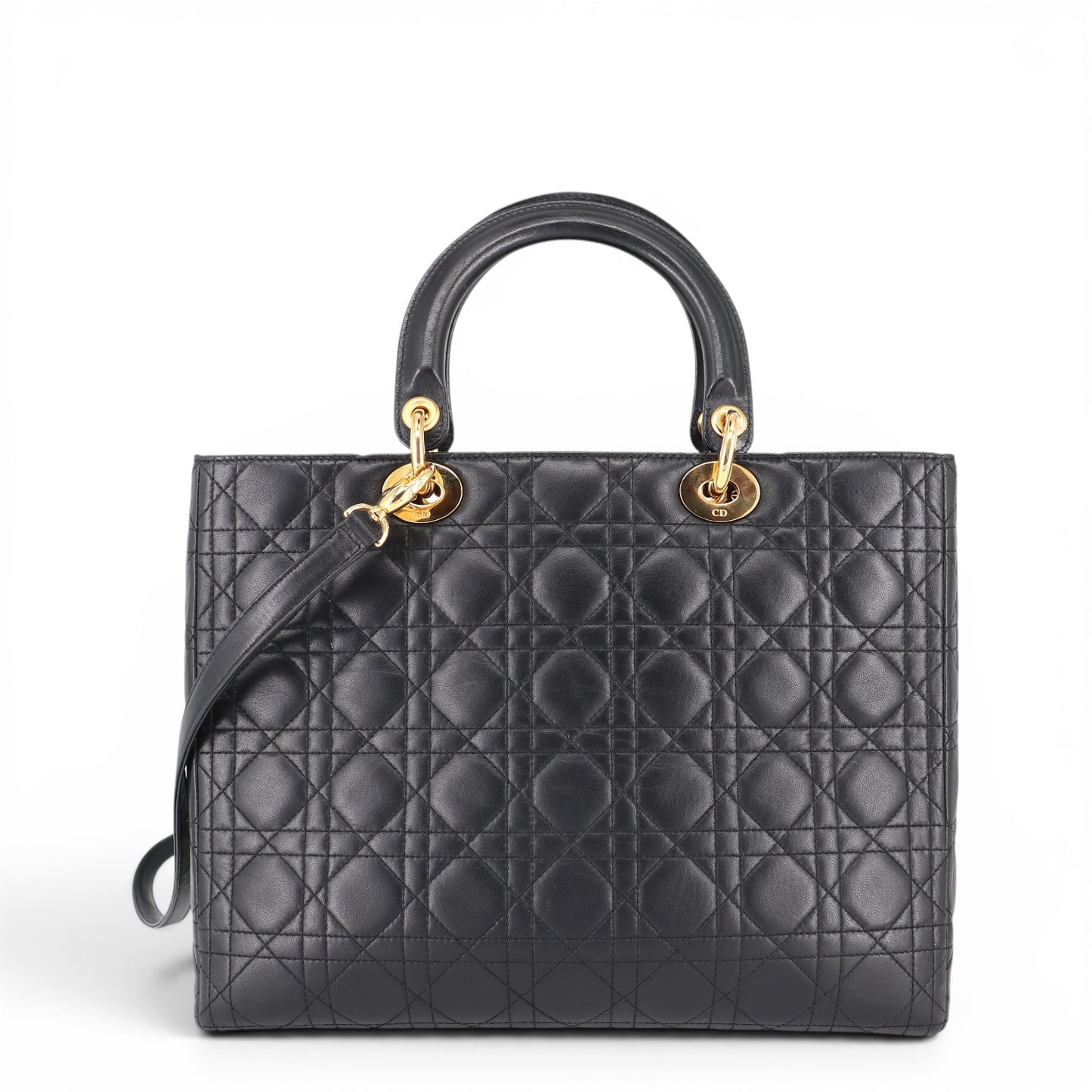 Dior Lady Dior Large schwarz GHW