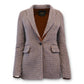 Maje Wollblazer braun kariert Gr. 34