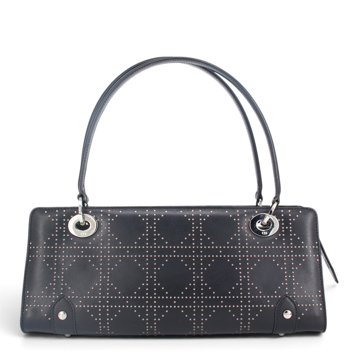 Dior East West Cannage Schultertasche schwarz