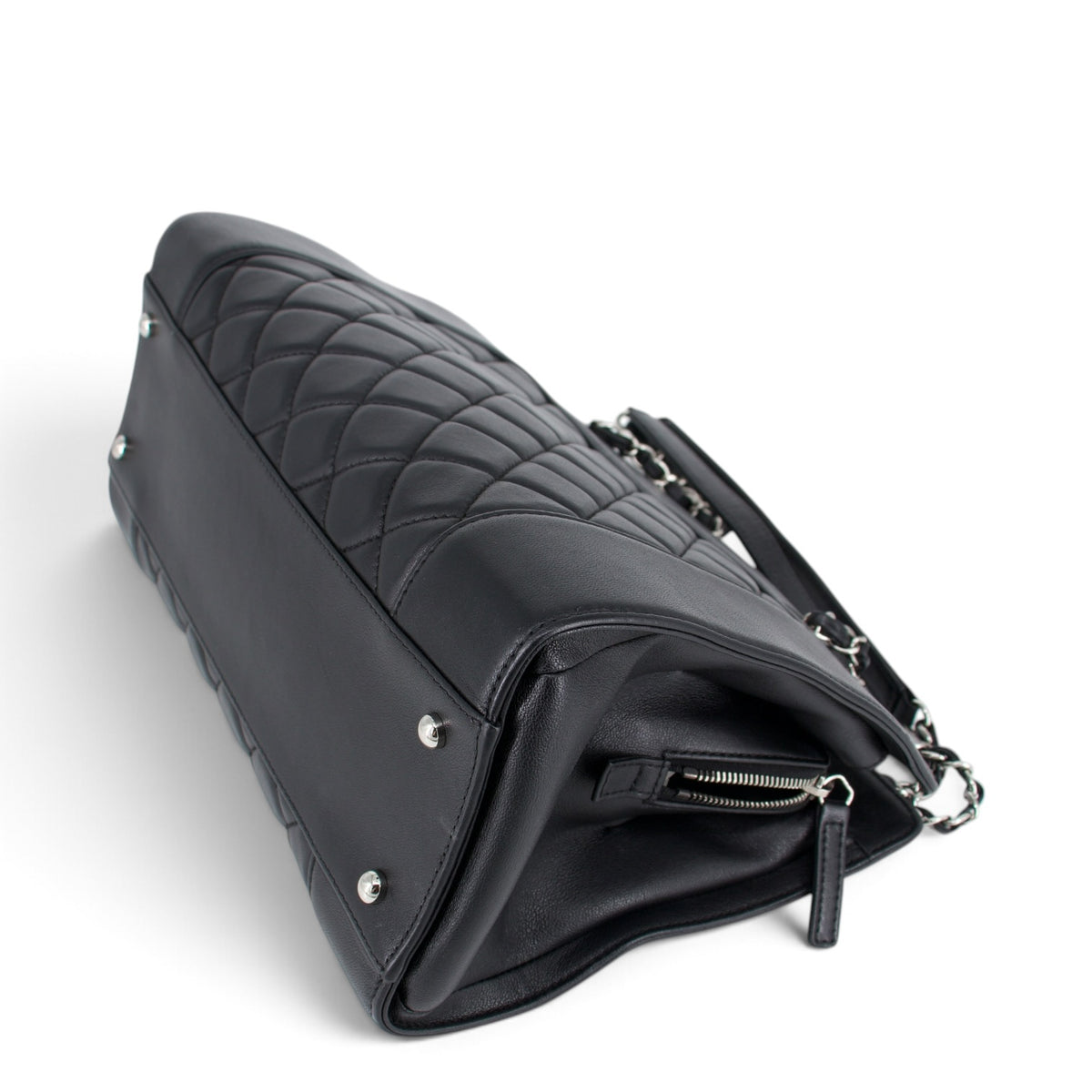 Chanel Large Mademoiselle Shopper matelassé schwarz