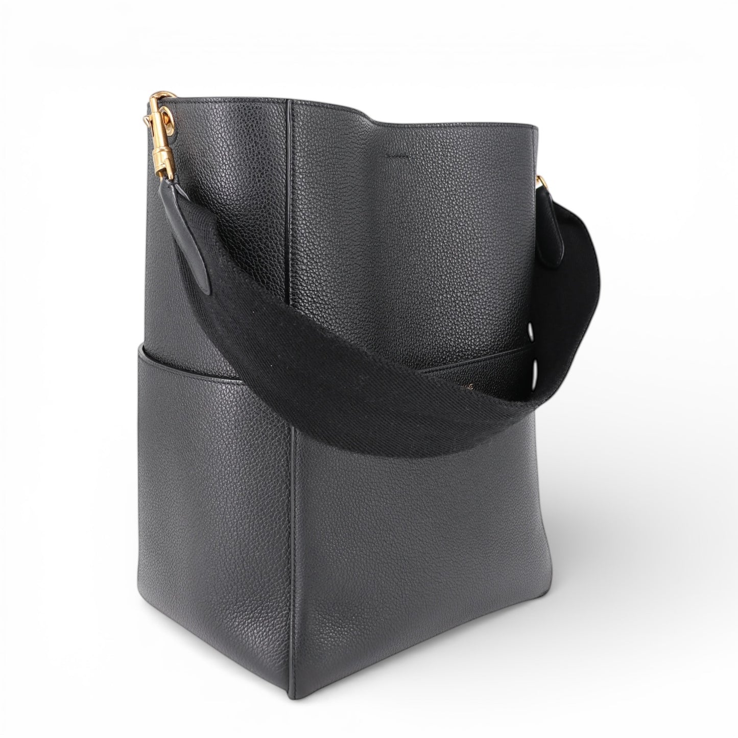 Céline Seau Sangle Beuteltasche schwarz