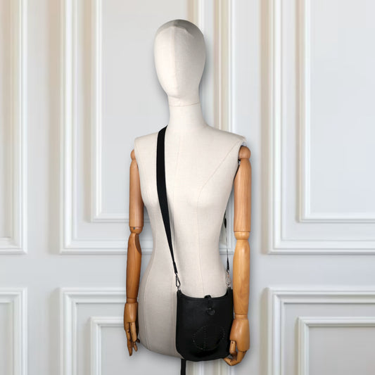 Hermès Mini Evelyne schwarz