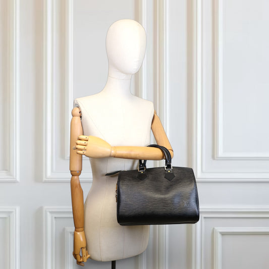Louis Vuitton Speedy 25 Epi schwarz