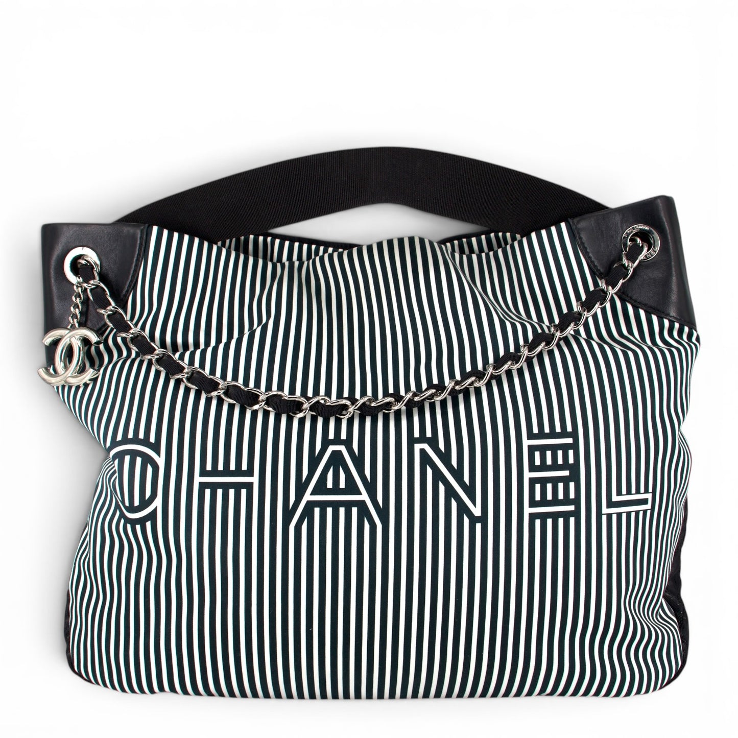 Chanel Two-way Tasche gestreift
