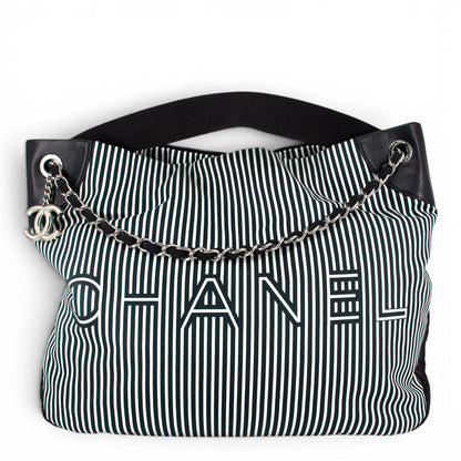 Chanel Two-way Tasche gestreift