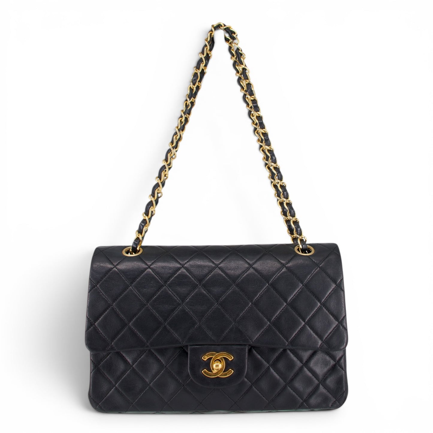Chanel Timeless Medium schwarz GHW