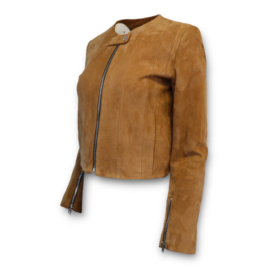 Sandro Wildlederjacke braun Gr. 1 (36)