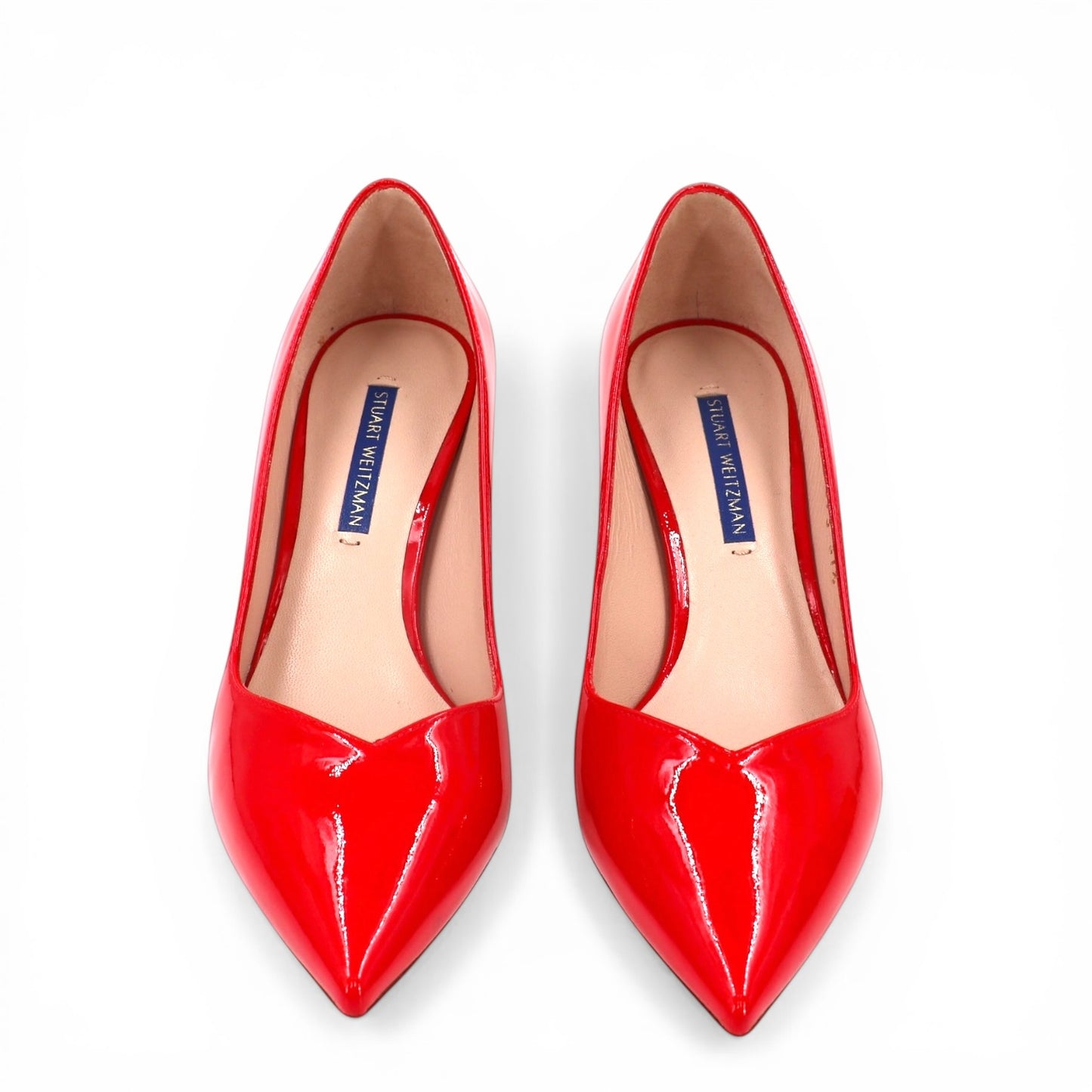 Stuart Weitzman Anny Pumps Lackleder rot Gr. 37.5