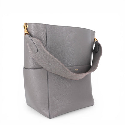 Celine Seau sangle Beuteltasche grau