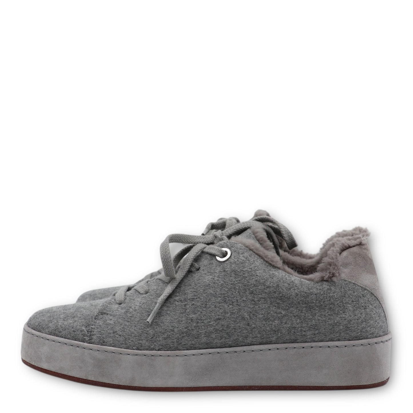 Loro Piana Nuages Cashmere Sneaker grau Gr. 38