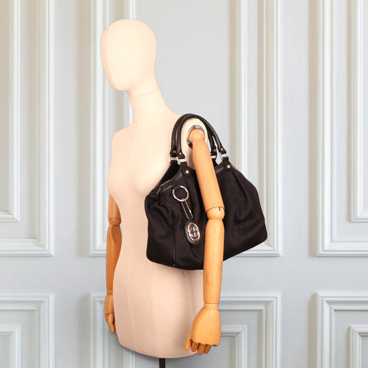 Gucci Sukey Hobo GG schwarz