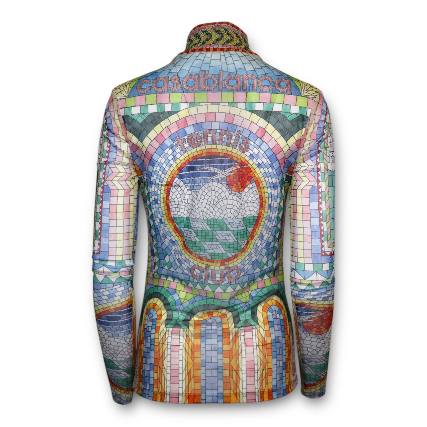 Casablanca Mesh Oberteil gemustert Gr. XS