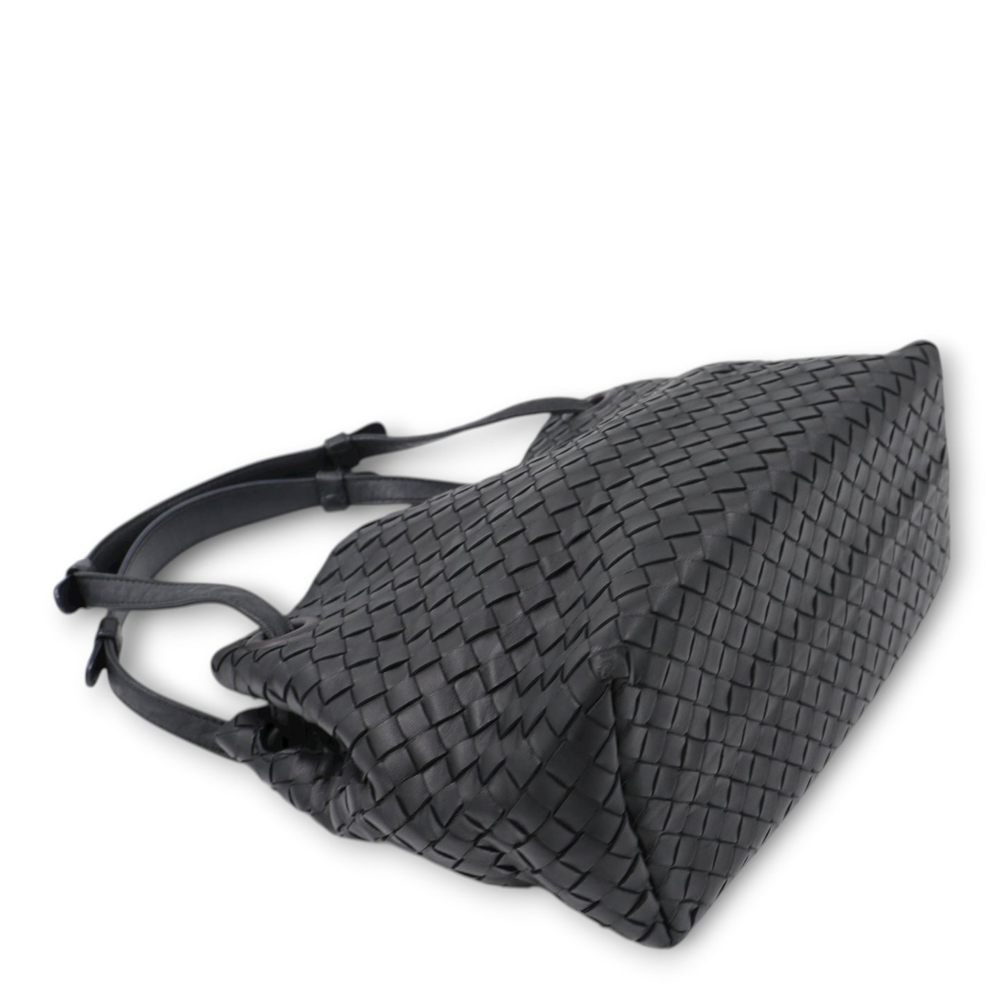 Bottega Veneta Small Garda Intrecciato schwarz