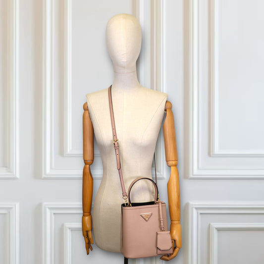 Prada Panier small Saffiano Cipria