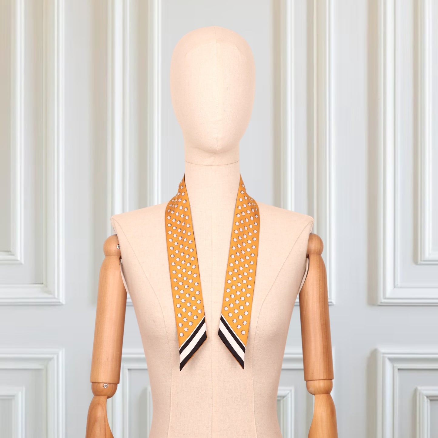 Hermès Twilly "Grand Tralala" Miel/noir