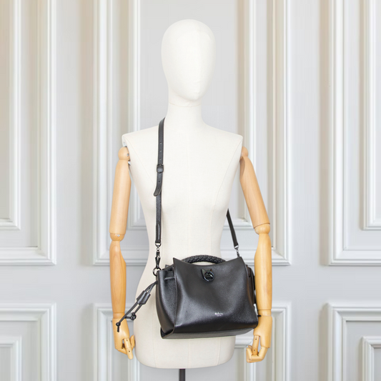 Mulberry Small Iris Two-way schwarz metallic