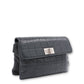 Chanel Chocolate bar Clutch schwarz