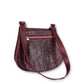 Gianni Versace Schultertasche Python bordeaux
