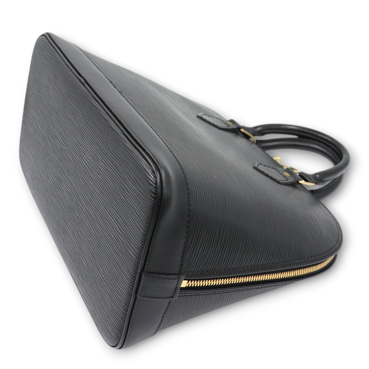 Louis Vuitton Alma PM Epi schwarz mit Schulterriemen