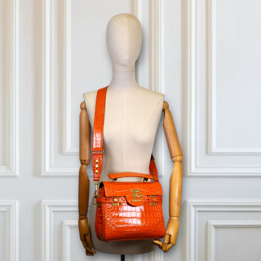 Balmain B-Buzz 23 Croc orange