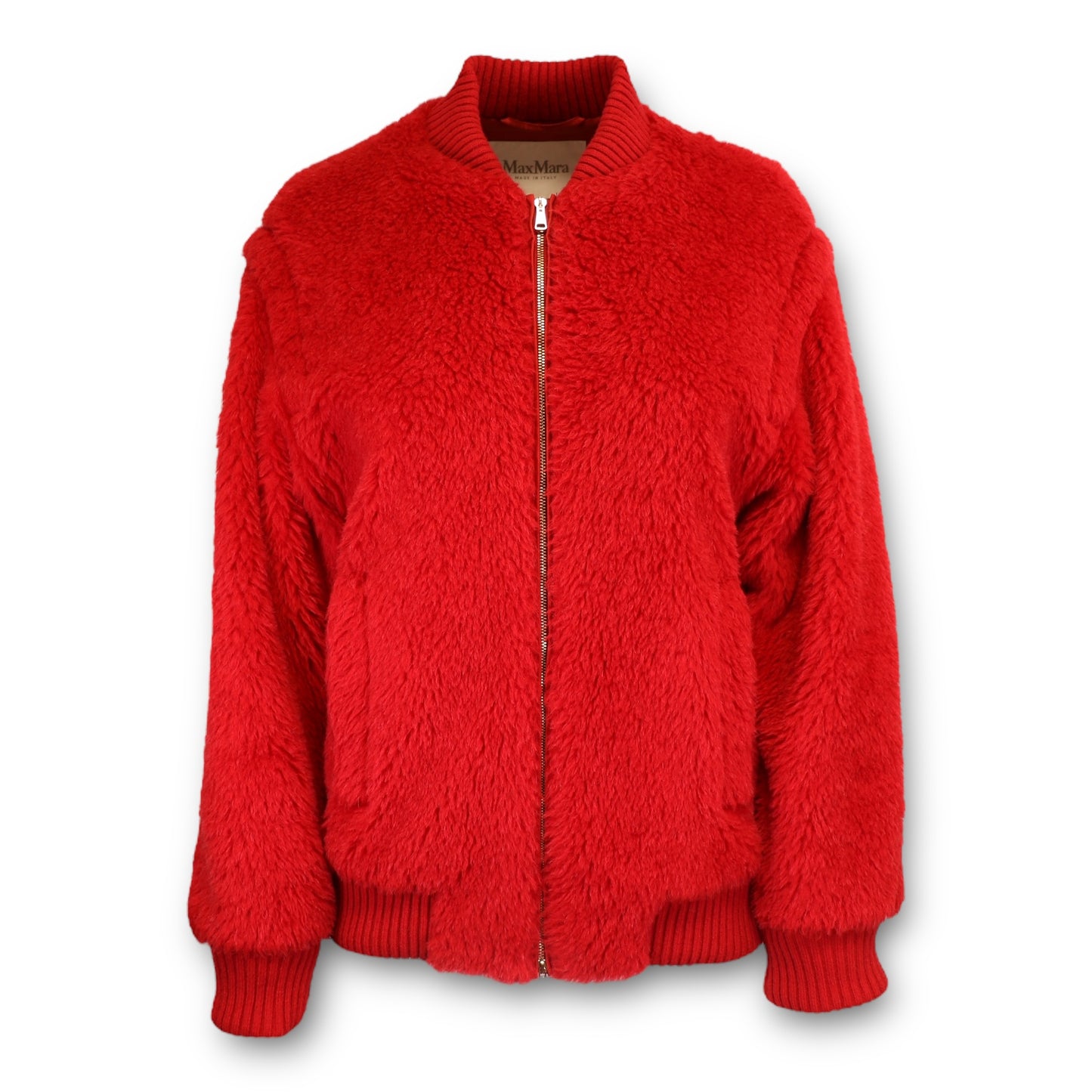 Max Mara Bomber Alpaca rot Gr. 36