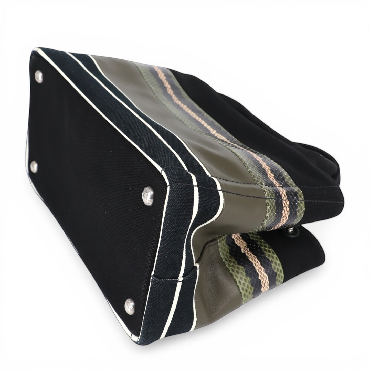 Prada Canapa schwarz/grün