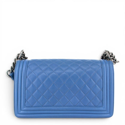 Chanel Medium Boy blau RHW