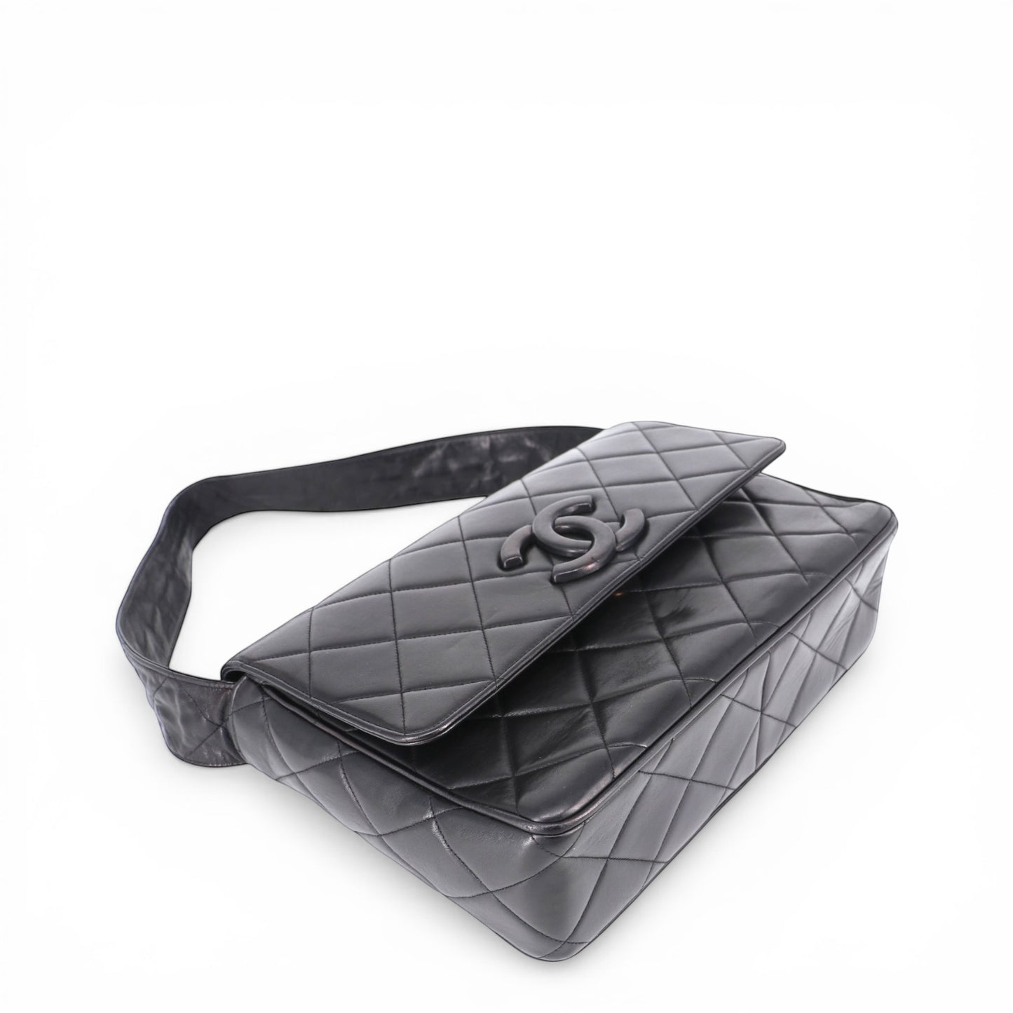 Chanel CC Flap messenger schwarz