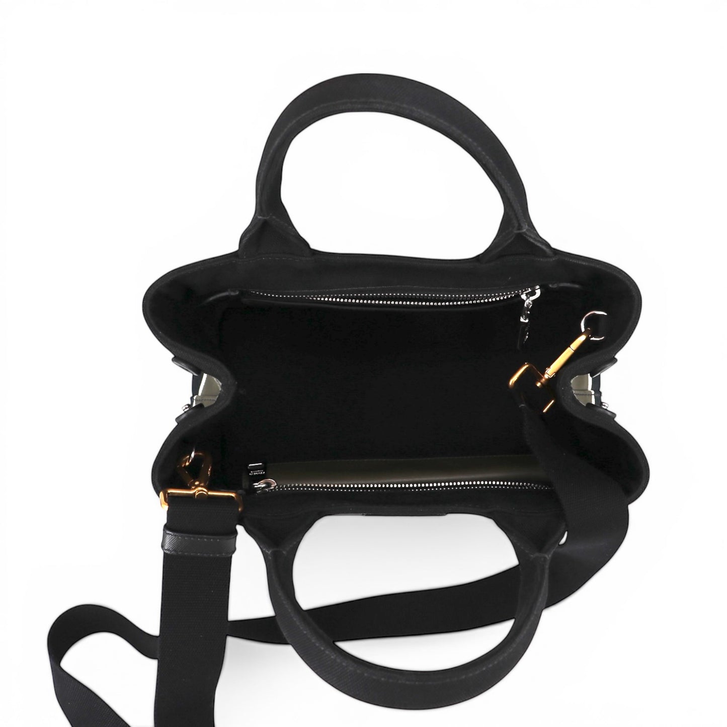 Prada Canapa schwarz/grün