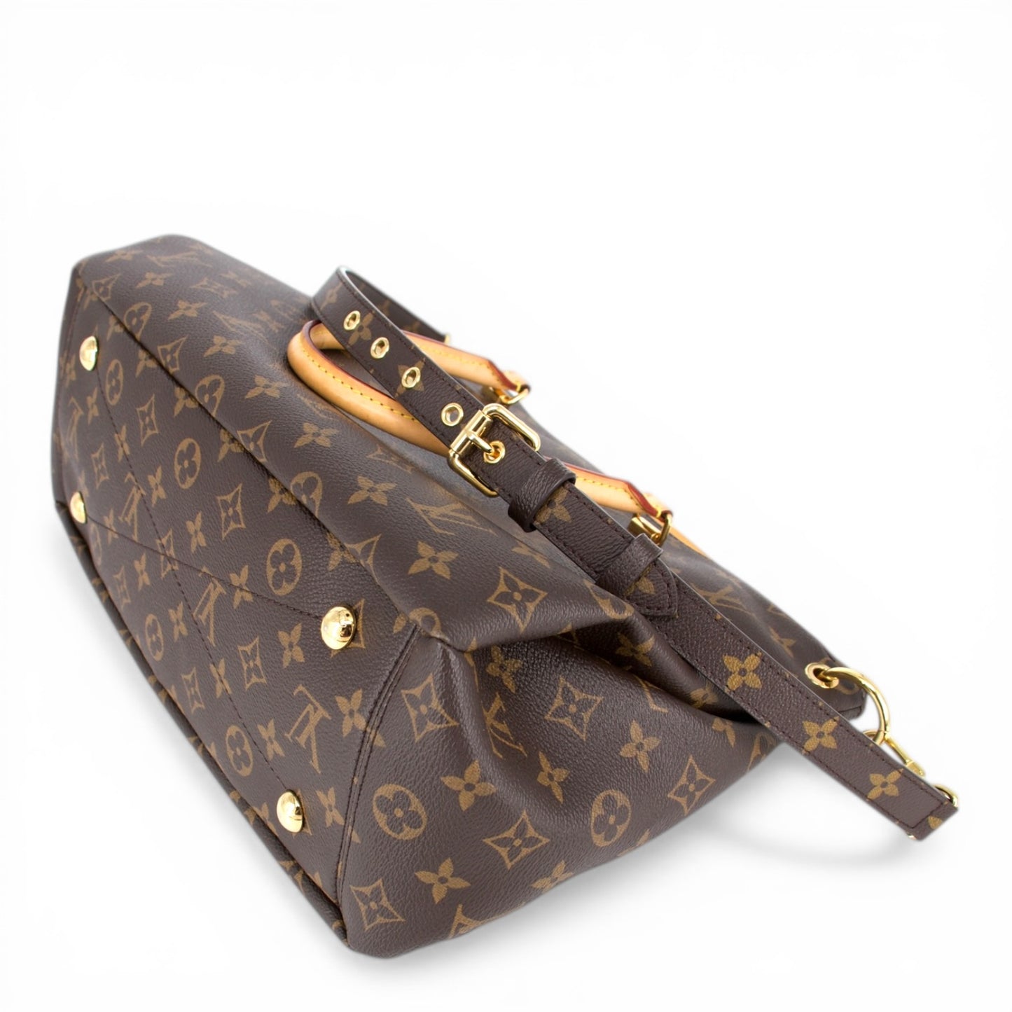 Louis Vuitton Pallas MM Monogram safran