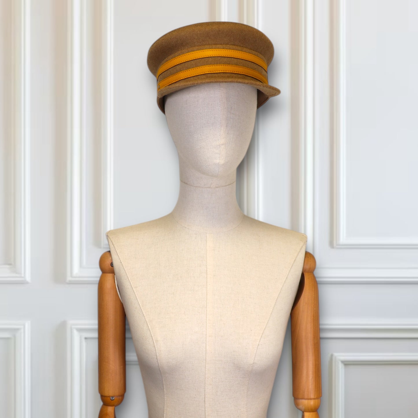 Hermès Saint-Malo Hut camel Gr. 58