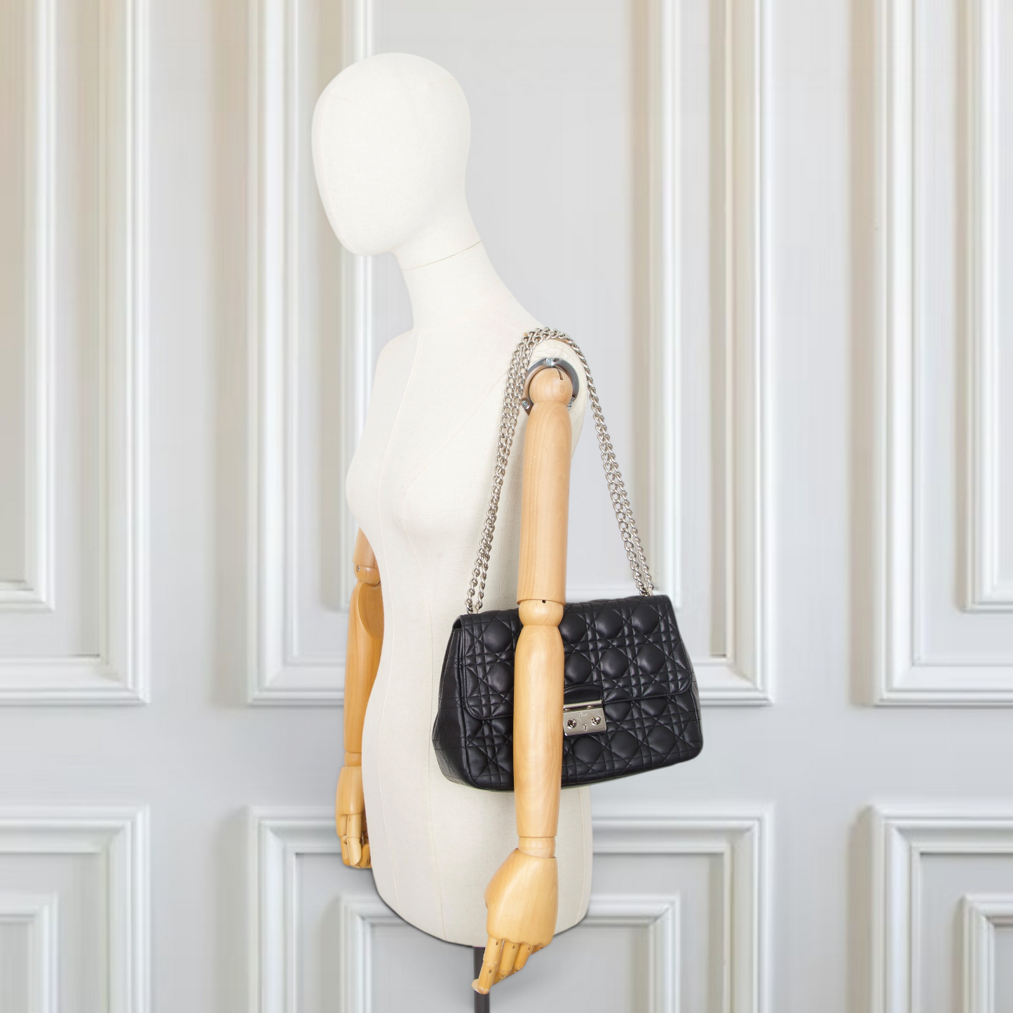 Dior Miss Dior Cannage schwarz SHW
