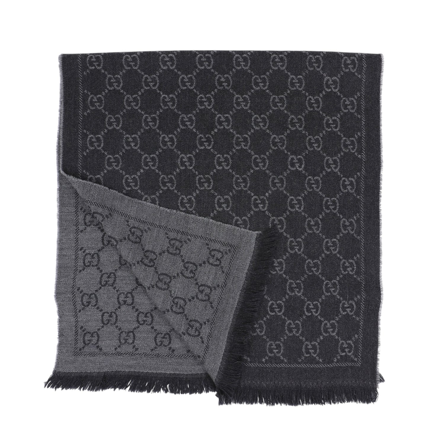 Gucci Schal GG grau reversible