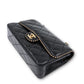 Chanel Timeless medium schwarz contrast piping