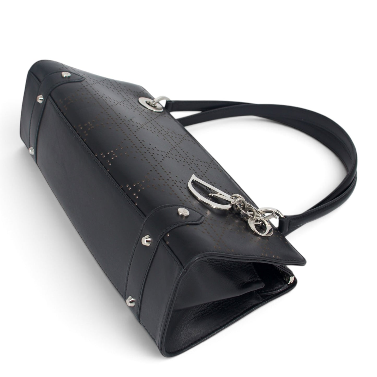 Dior East West Cannage Schultertasche schwarz