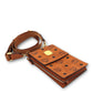 MCM Umhängetasche Visetos cognac