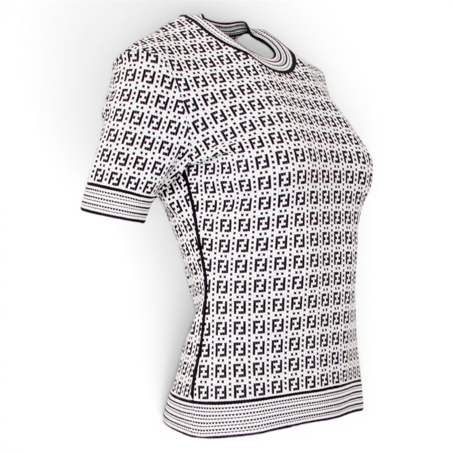 Fendi Kurzarm schwarz/weiss IT 40 DE 36