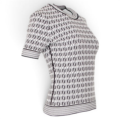 Fendi Kurzarm schwarz/weiss IT 40 DE 36