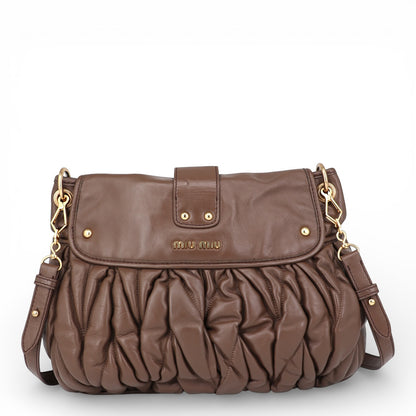 Miu Miu Two-way matelassé braun
