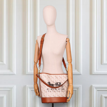 Coach Dakota Beuteltasche weiss/braun