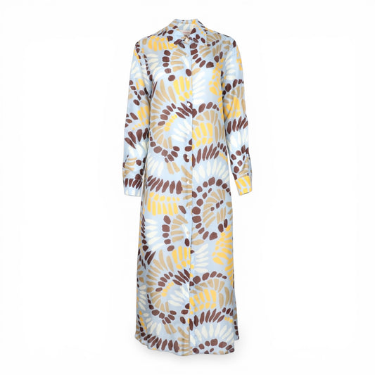 Jucca Kleid Seide gemustert IT 40 DE 36