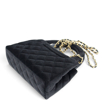 Chanel Nano Kelly Samt schwarz