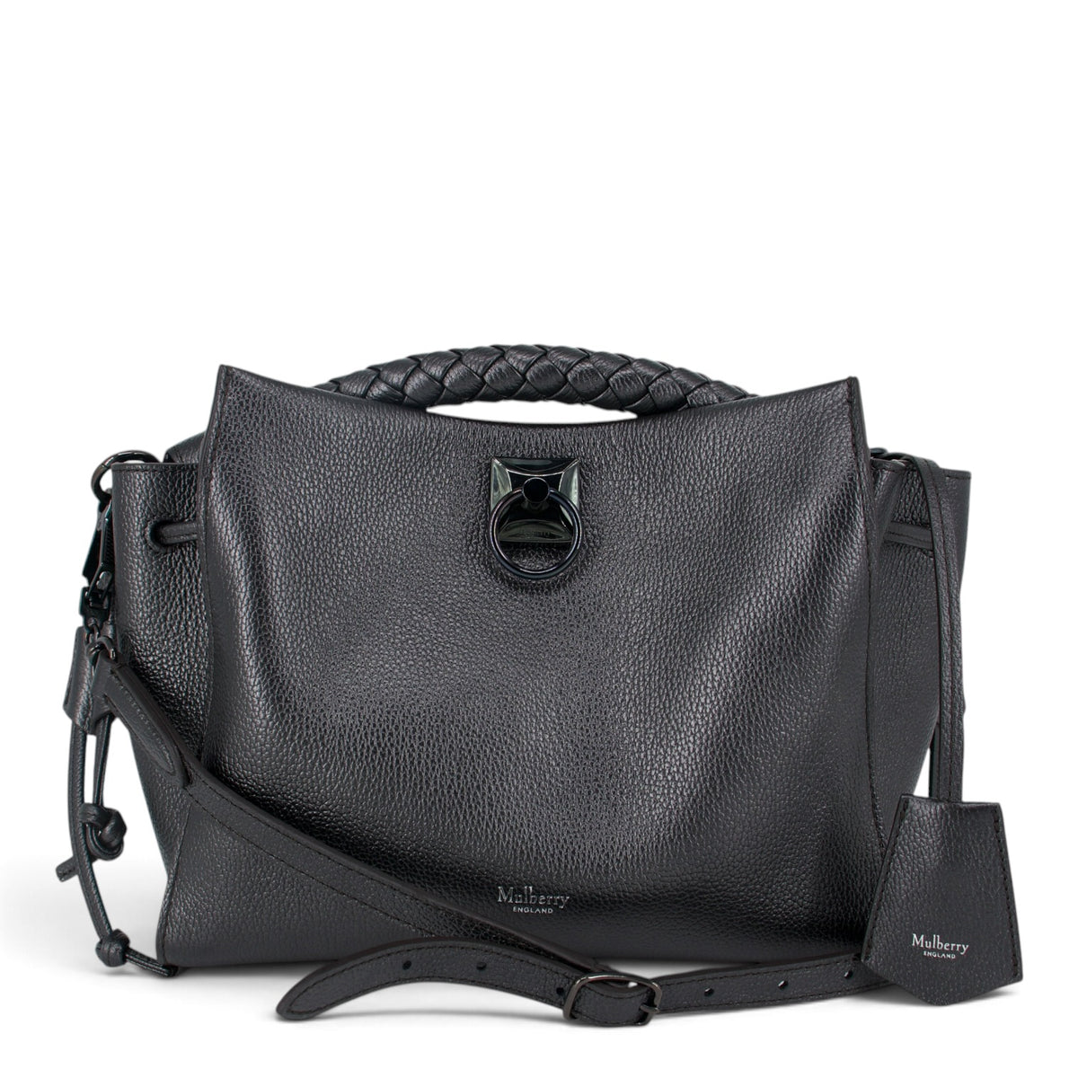 Mulberry Small Iris Two-way schwarz metallic