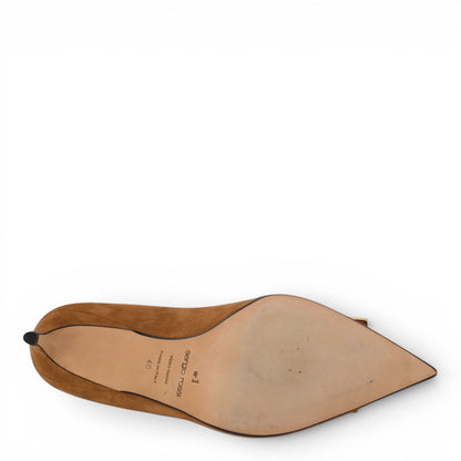 Sergio Rossi Pumps Wildleder braun Gr. 40