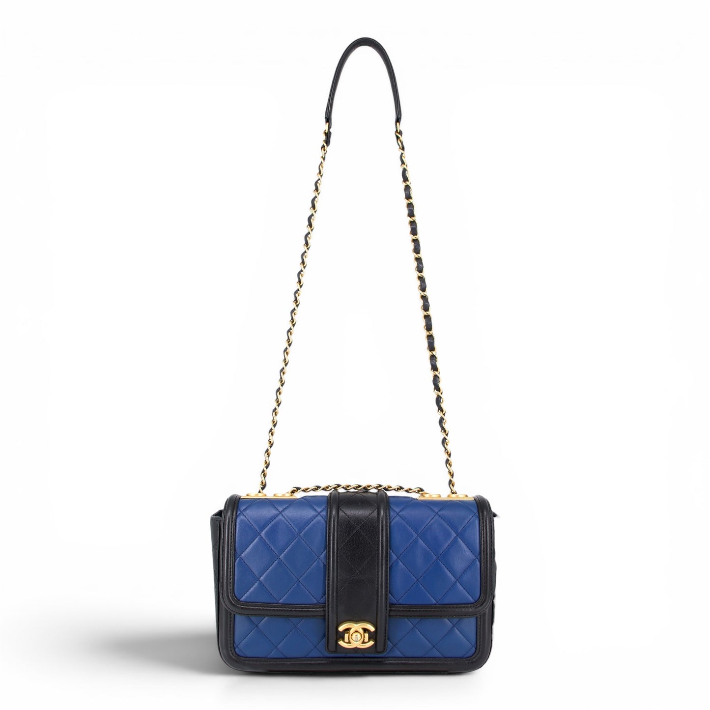 Chanel Tasche schwarz/blau