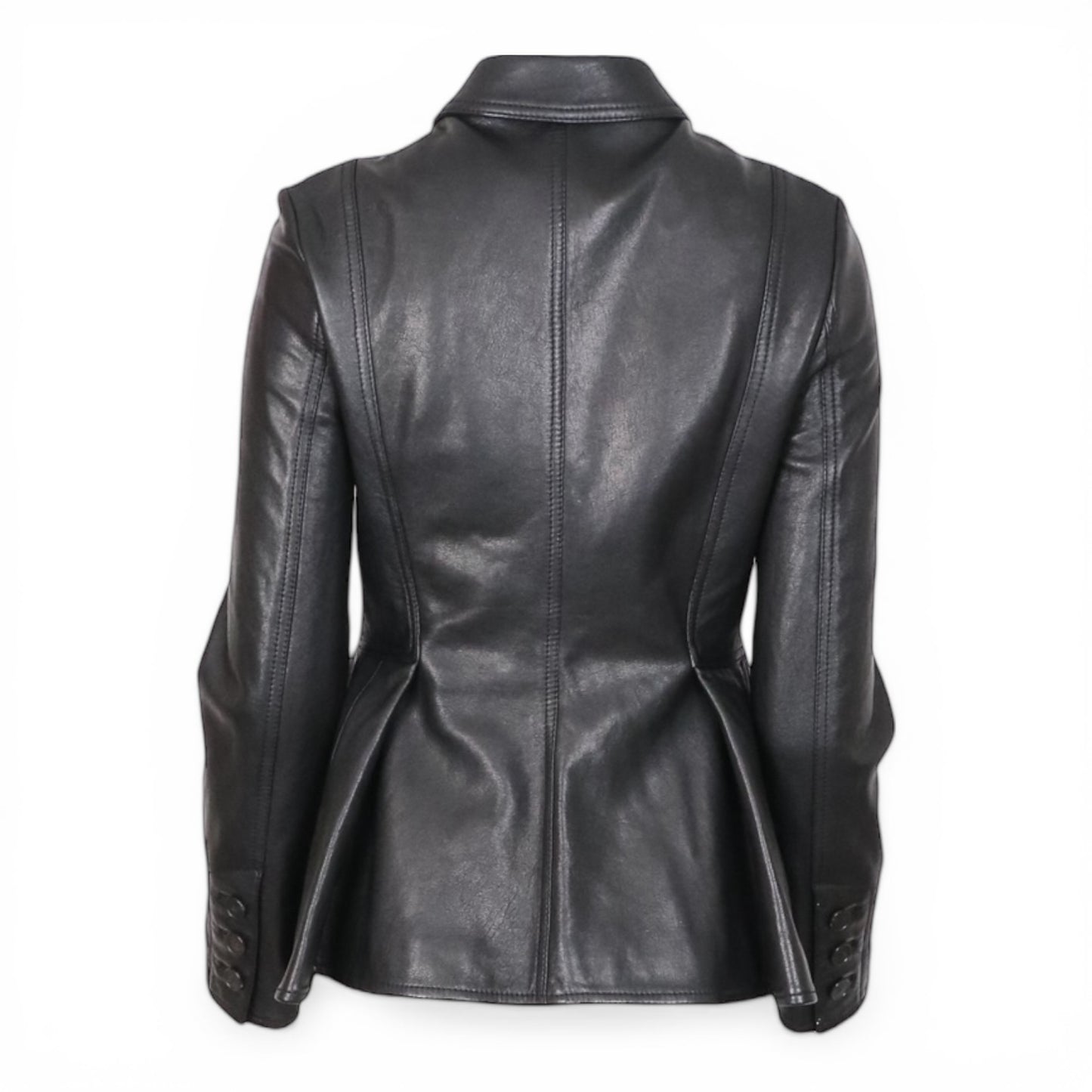 Dior Lederjacke schwarz FR 38 DE 36