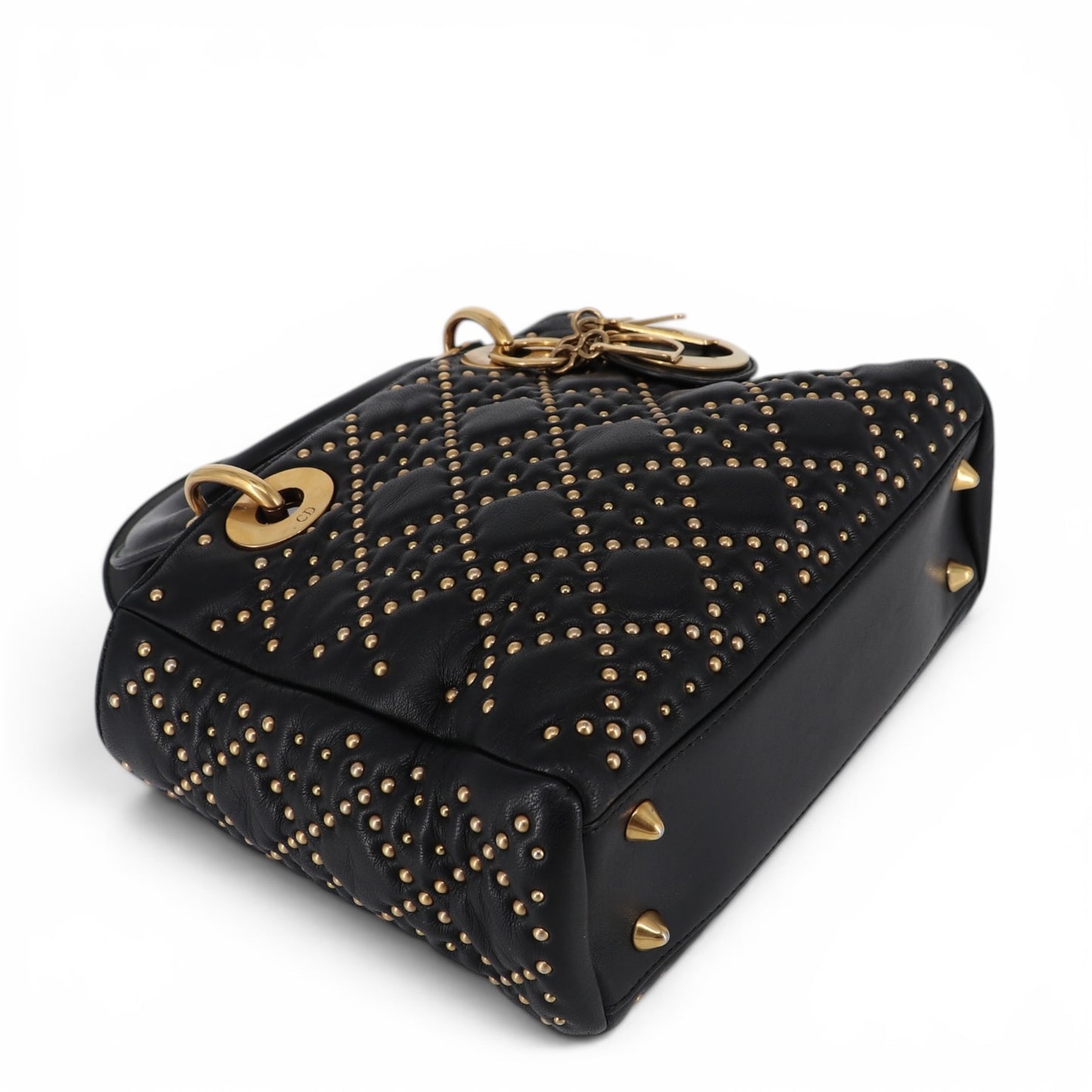 Dior Lady Dior Small Stud schwarz GHW