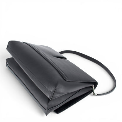 Jil Sander Medium View Schultertasche schwarz