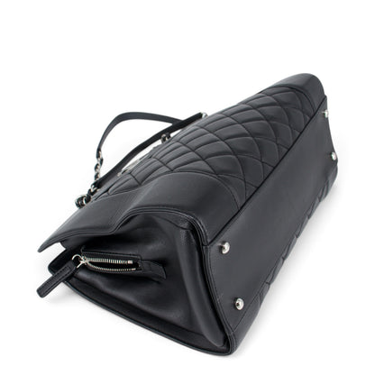 Chanel Large Mademoiselle Shopper matelassé schwarz